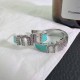 Blue Street Simplicity Letter Patchwork Earrings