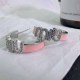 Pink Street Simplicity Letter Patchwork Earrings
