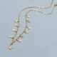 Gold Simplicity Letter Chains Necklaces