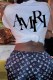 White Street Print Letter O Neck T-Shirts