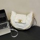 White Simplicity Letter Chains Bags