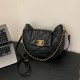 Black Simplicity Letter Chains Bags