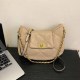 Khaki Simplicity Letter Chains Bags
