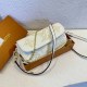 White Casual Letter Patchwork Chains Bags