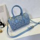 Blue Street Letter Zipper Bags