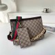 Khaki Street Letter Zipper Bags