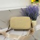 Light Khaki Street Letter Zipper Bags