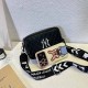 Black Street Simplicity Letter Zipper Bags