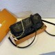 Black Casual Letter Patchwork Chains Bags