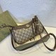 Khaki Street Letter Zipper Bags