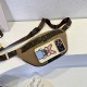 Khaki Street Letter Zipper Bags