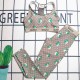 Green Sportswear Letter Patchwork Swimwears
