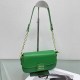 Green Casual Simplicity Letter Zipper Bags