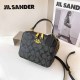 Black Street Letter Zipper Bags