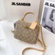 Khaki Street Letter Zipper Bags