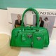 Green Casual Simplicity Letter Zipper Bags