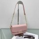 Pink Casual Simplicity Letter Zipper Bags