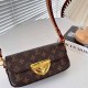Brown Street Letter Patchwork Bags