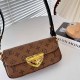 Khaki Street Letter Patchwork Bags