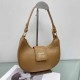 Brown Casual Simplicity Letter Zipper Bags