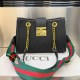 Black Casual Street Letter Zipper Bags