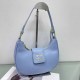 Blue Casual Simplicity Letter Zipper Bags