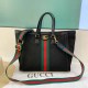 Black Casual Street Letter Patchwork Zipper Bags