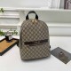 Khaki Street Letter Zipper Bags