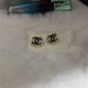 Black Simplicity Letter Patchwork Earrings