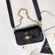 Black Street Letter Patchwork Chains Bags