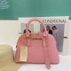 Pink Casual Simplicity Letter Zipper Bags