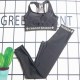 Black Sportswear Letter Patchwork Swimwears