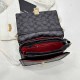 Black Street Simplicity Geometric Chains Zipper Bags