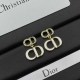 Gold Simplicity Letter Rhinestone Earrings