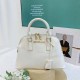 White Casual Simplicity Letter Zipper Bags