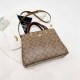Brown Street Elegant Letter Patchwork Bags