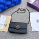 Black Casual Simplicity Letter Chains Bags