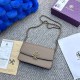 Lady Grey Casual Simplicity Letter Chains Bags