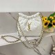 White Casual Simplicity Letter Chains Bags