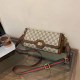 Khaki Street Letter Patchwork Bags