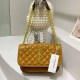 Brown Casual Simplicity Letter Chains Zipper Bags