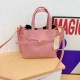 Pink Simplicity Letter Patchwork Zipper Bags