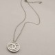 Silver Simplicity Letter Chains Necklaces