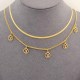 Gold Simplicity Letter Chains Necklaces