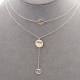 Silver Simplicity Letter Chains Necklaces