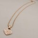Rose Gold Simplicity Letter Chains Necklaces