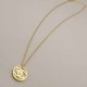 Gold Simplicity Letter Chains Necklaces