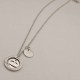 Silver Simplicity Letter Chains Necklaces