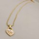 Gold Simplicity Letter Chains Necklaces