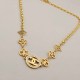 Gold Simplicity Letter Chains Necklaces